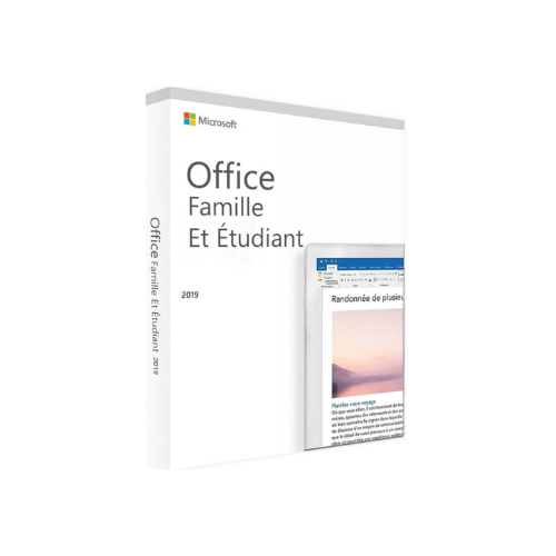 Microsoft Office Famille et étudiants 2019