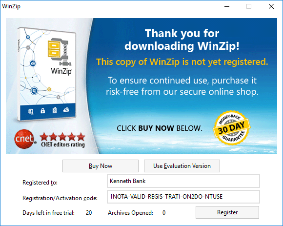 WinZip 30 Standard